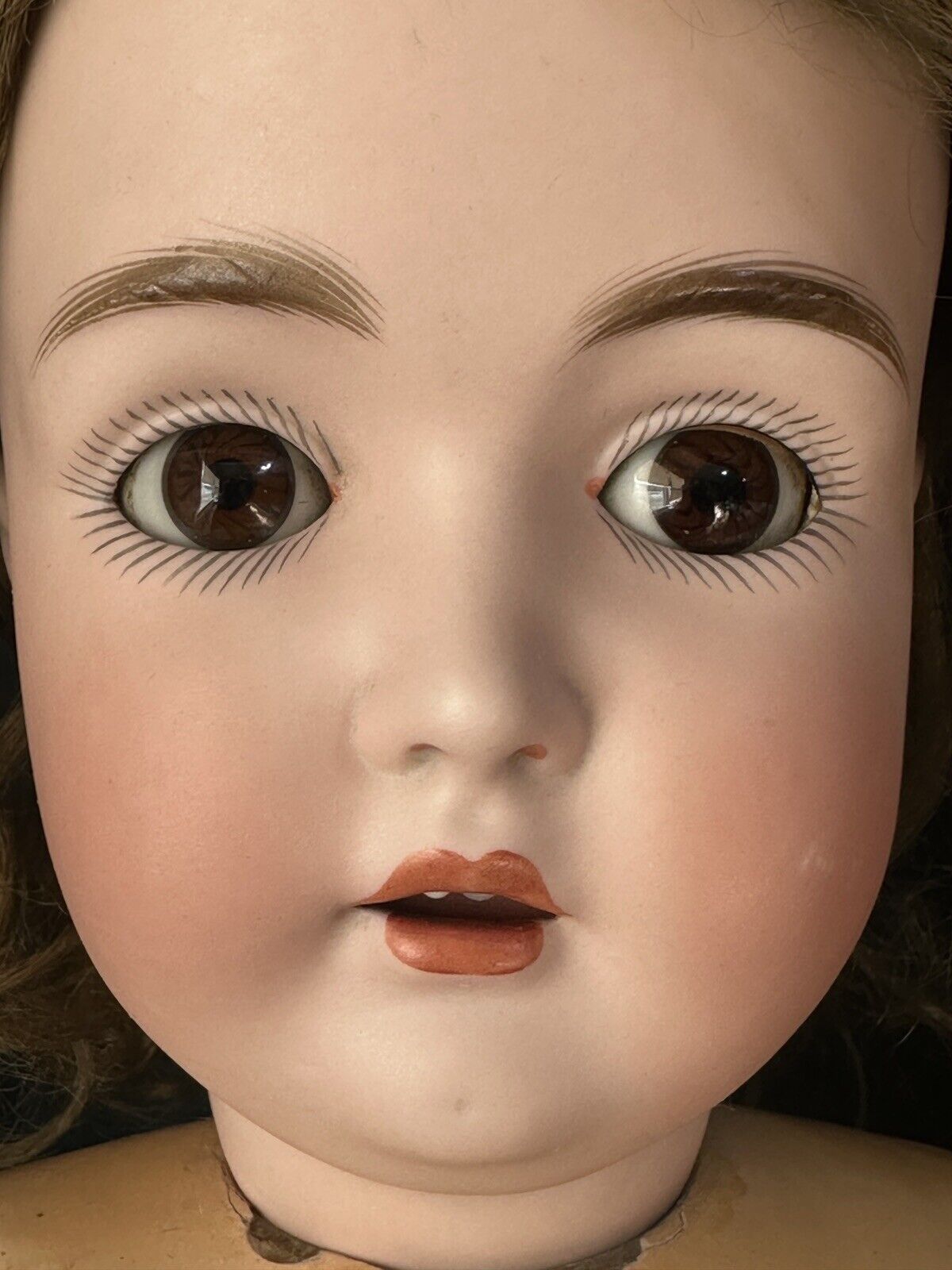 Antique German Kestner Mold 171 24” Doll Bisque Head Composition Body