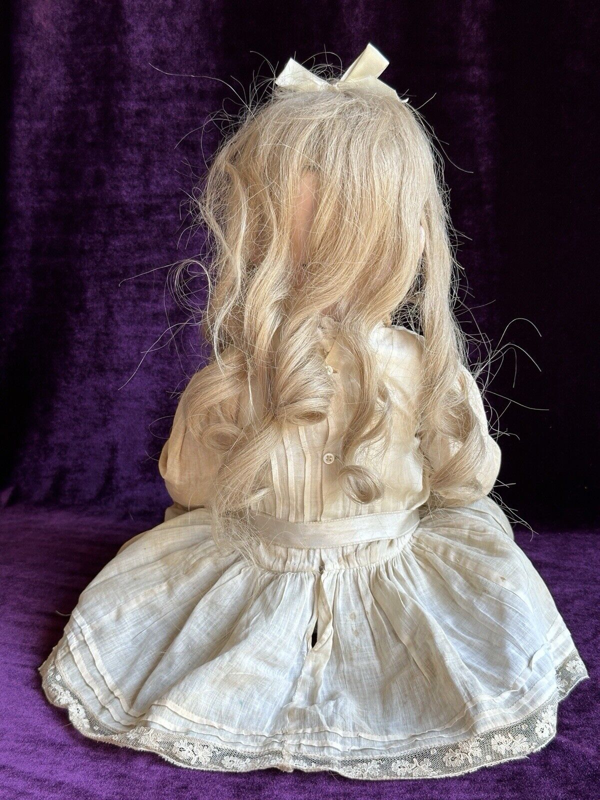 Antique German 16" Schuetzmeister & Quendt 201 Bisque Head Baby Doll