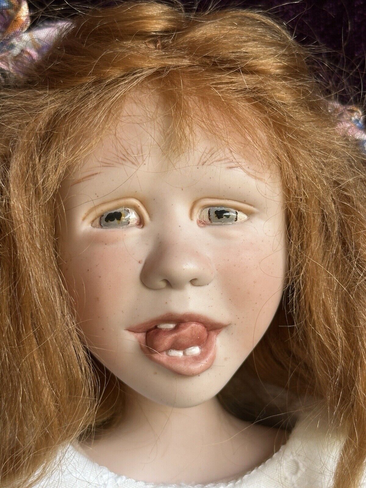 Collectible Porcelain 15” Artist Doll By Sandi McAslan LE 100