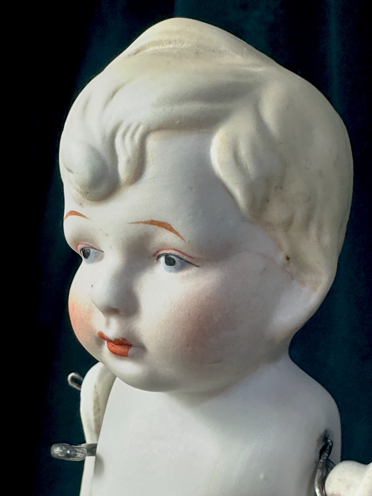 Antique Unmarked German (?) All Bisque Mignonette 6 3/4”Doll