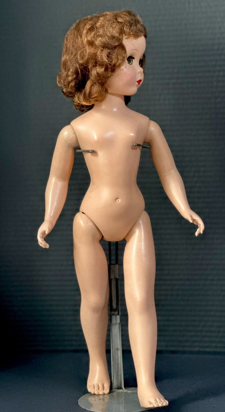 Vintage Madame Alexander Maggie Face Hard Plastic 20” Walker Doll