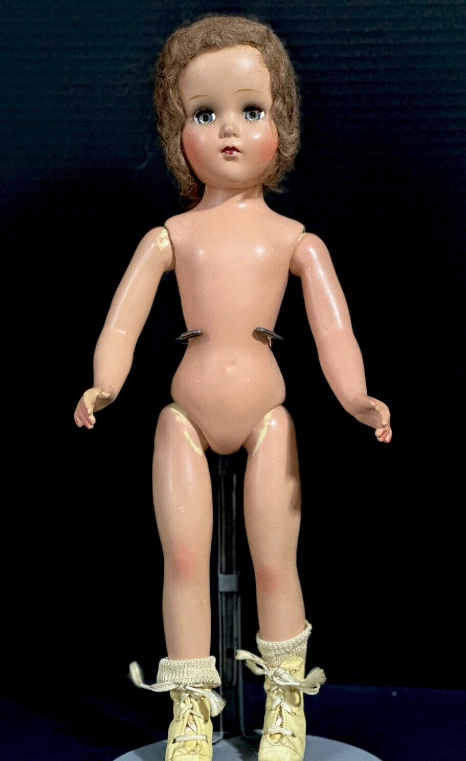All Original Vintage 1950’s Arranbee R&B Composition 17” Nancy Lee Skater Doll