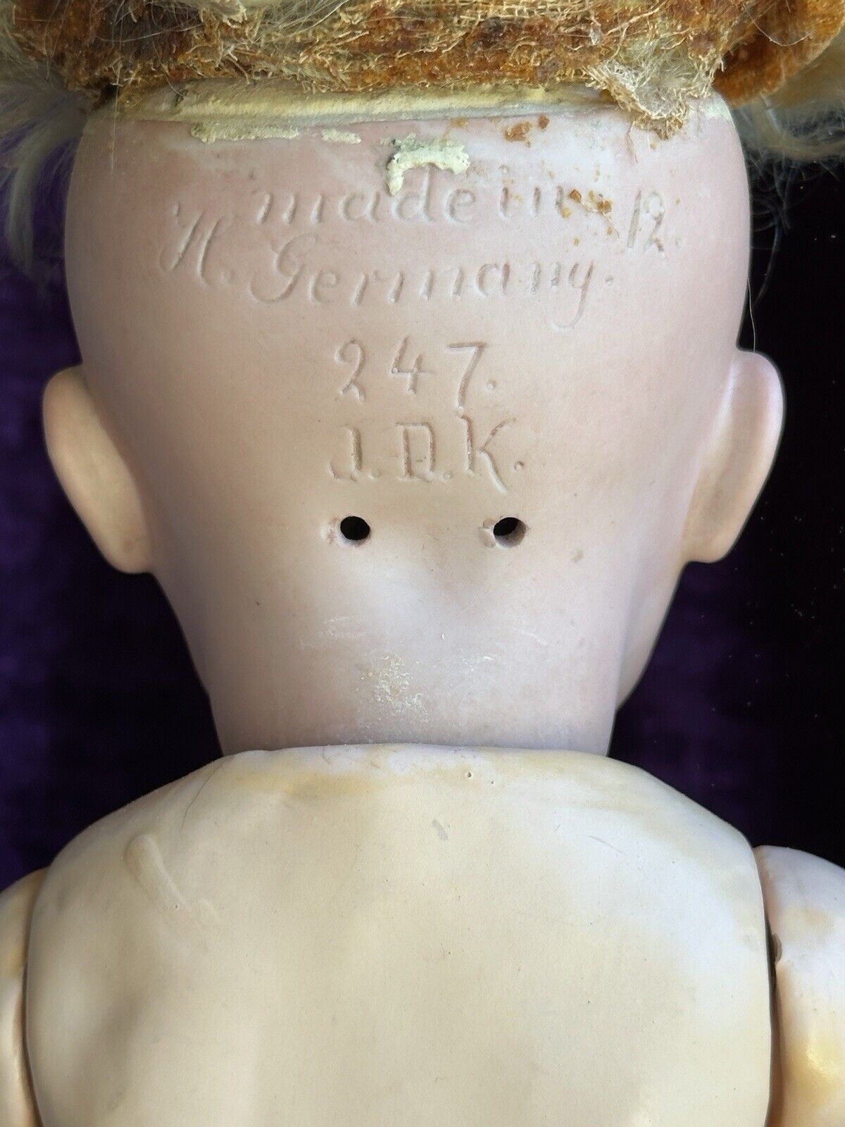 Antique German 15" JDK Kestner 247 Bisque Character “Baby Jean” Doll