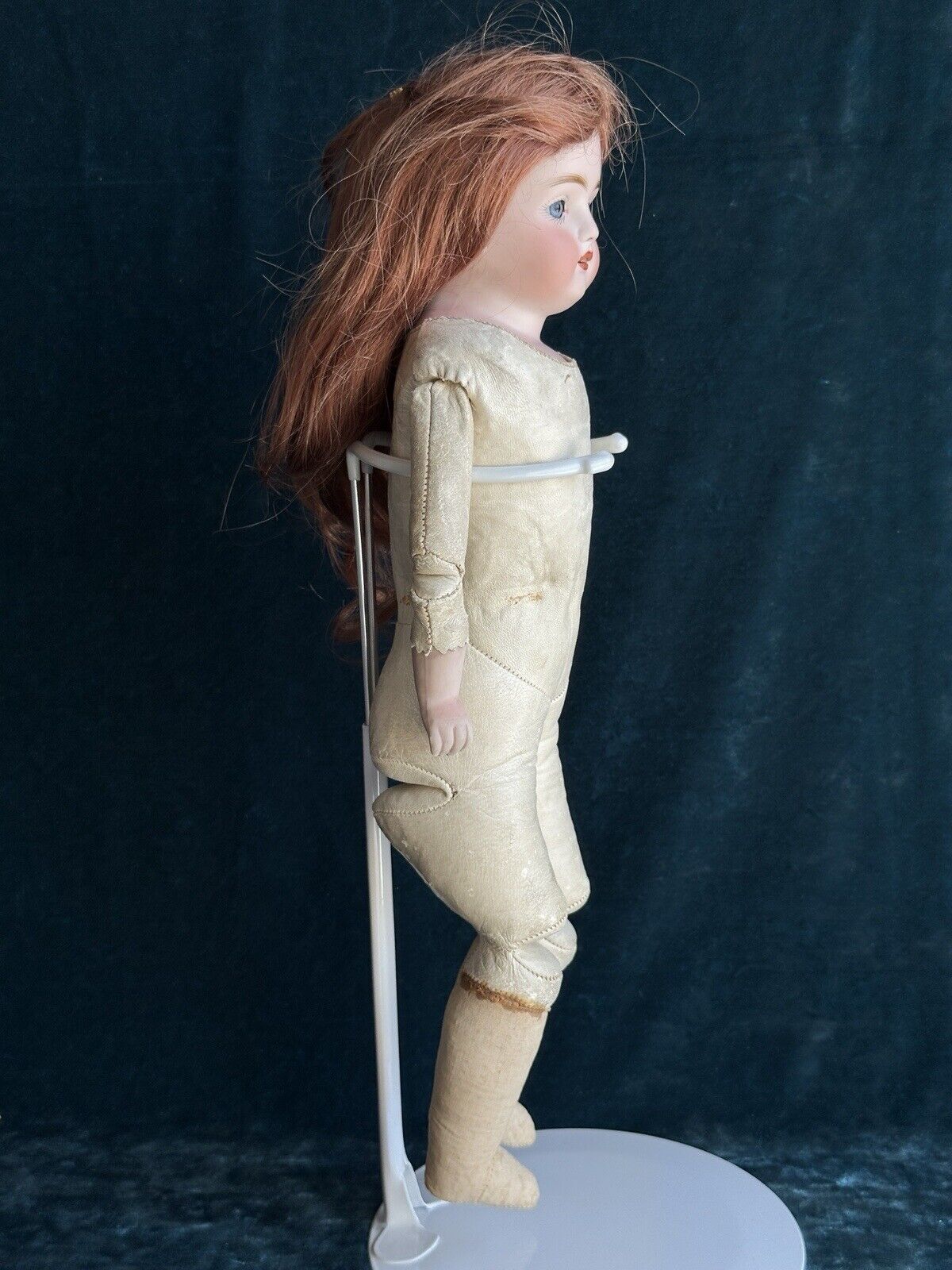 Antique German 17” Kestner Alphabet Series H Bisque Shoulder Head Doll
