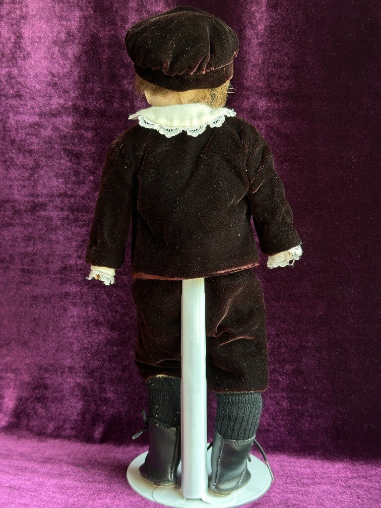 Antique German 13.5" Kestner 148 Bisque Shoulder Head Boy Doll