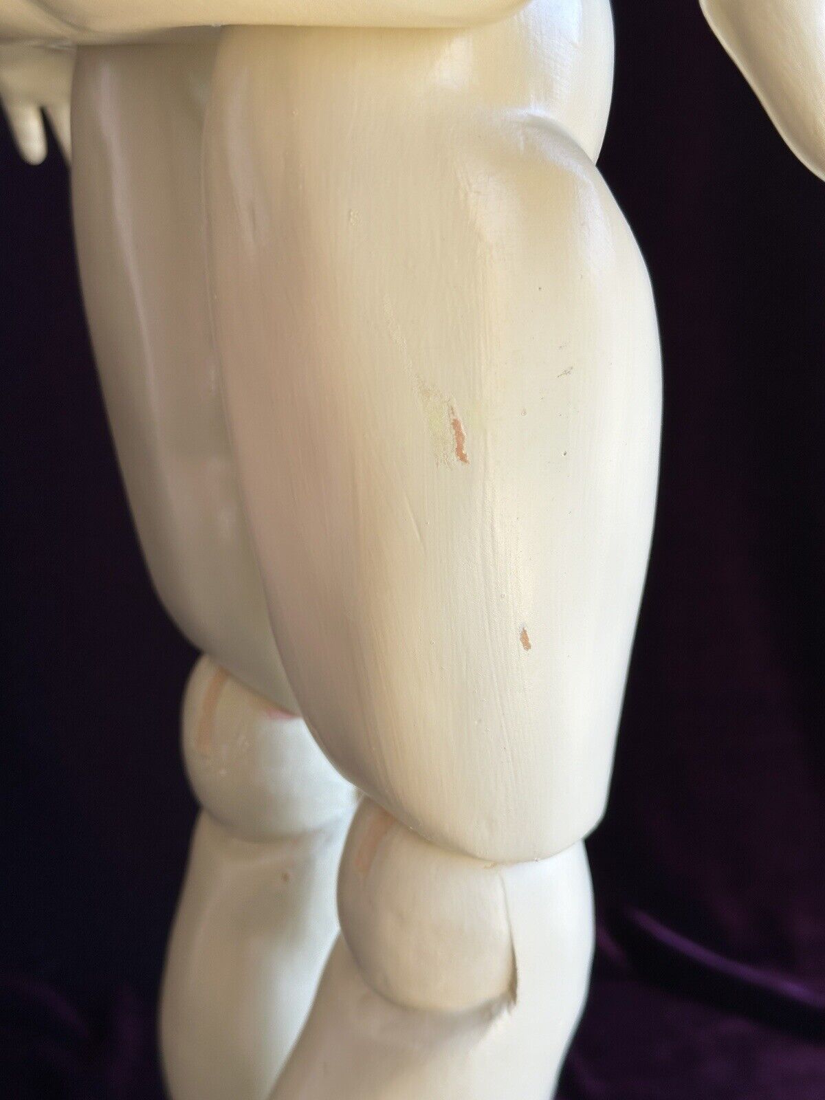 Large Vintage 31” Porcelain Reproduction of Antique French Fashion Doll