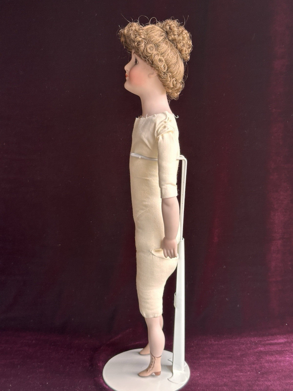 Porcelain Cloth 16.5” Reproduction of Antique German Kestner Gibson Girl Doll
