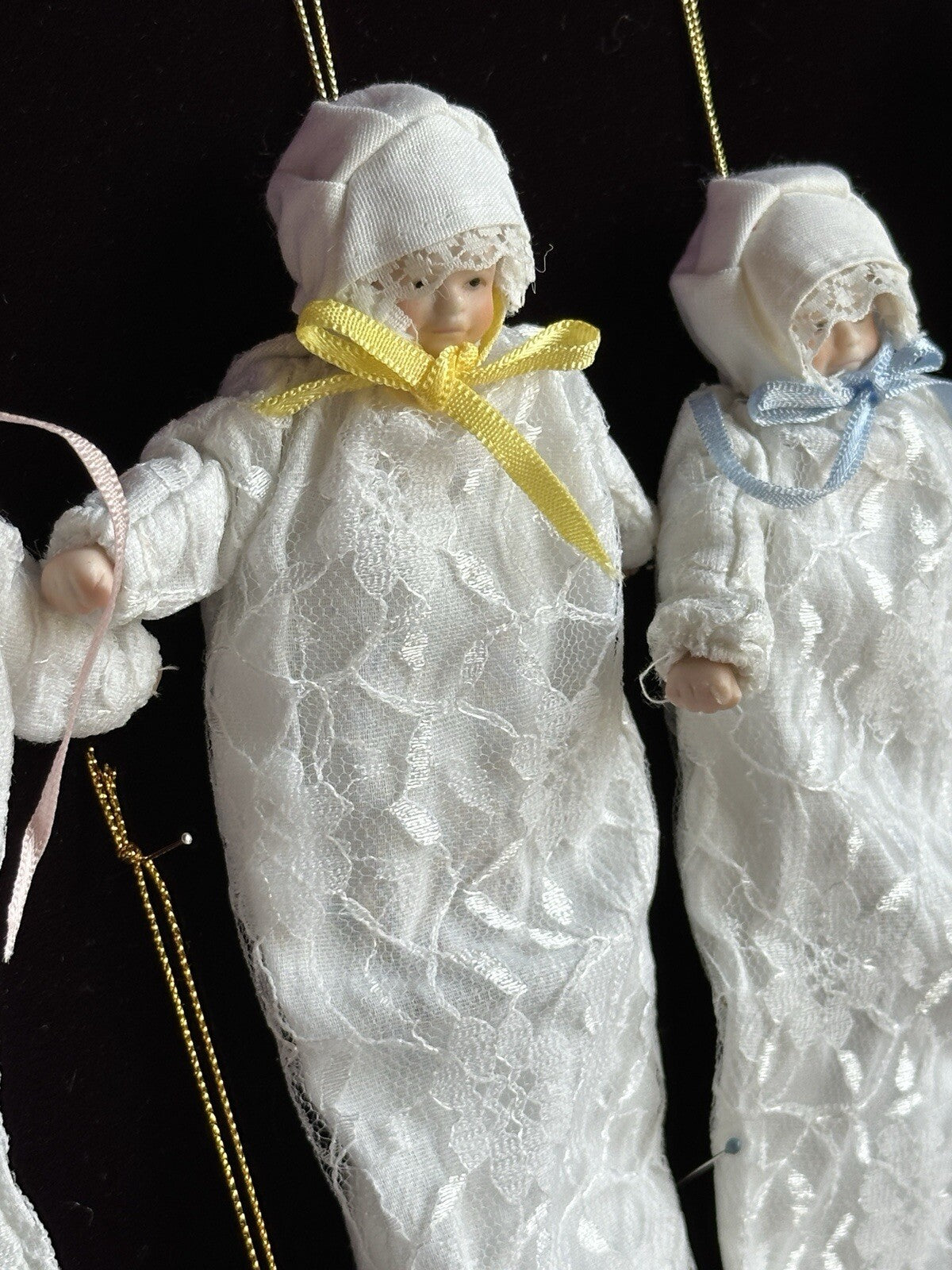 Lot of 10 Christmas Tree Decoration Ornament Dolls