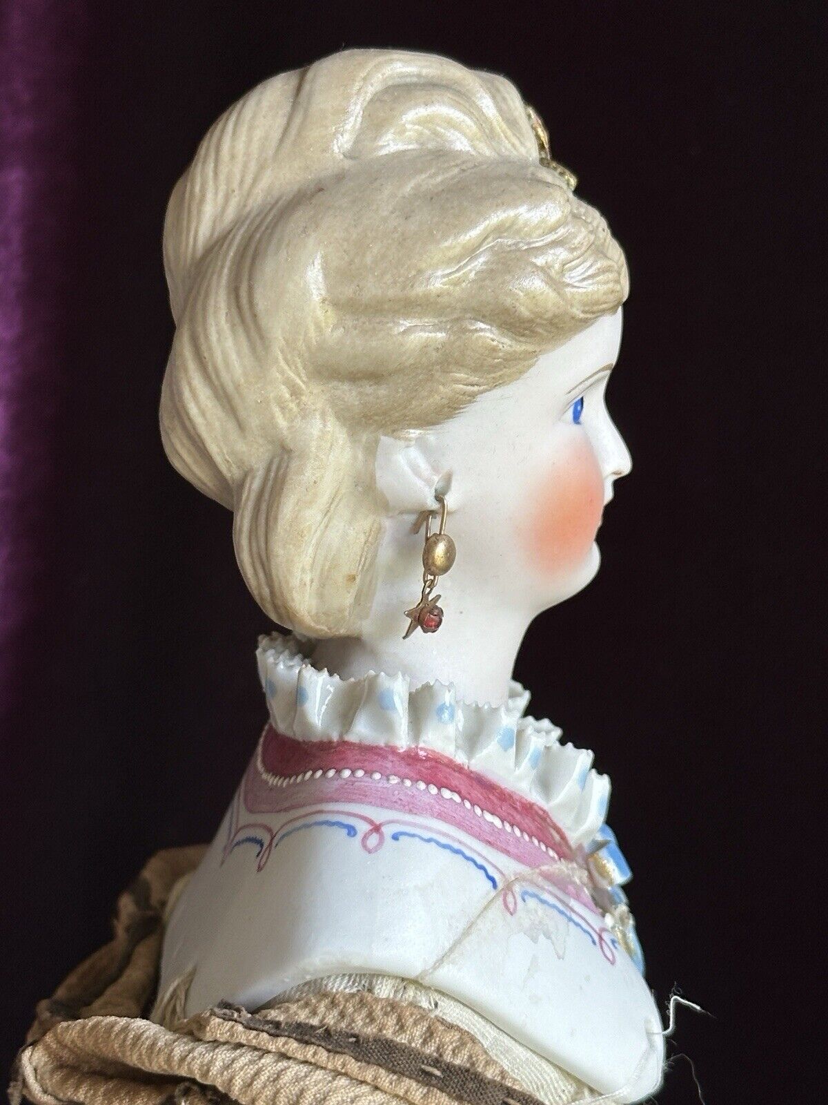Antique German 16” Dornheim, Koch & Fischer Parian Dresden Parian Fashion Doll