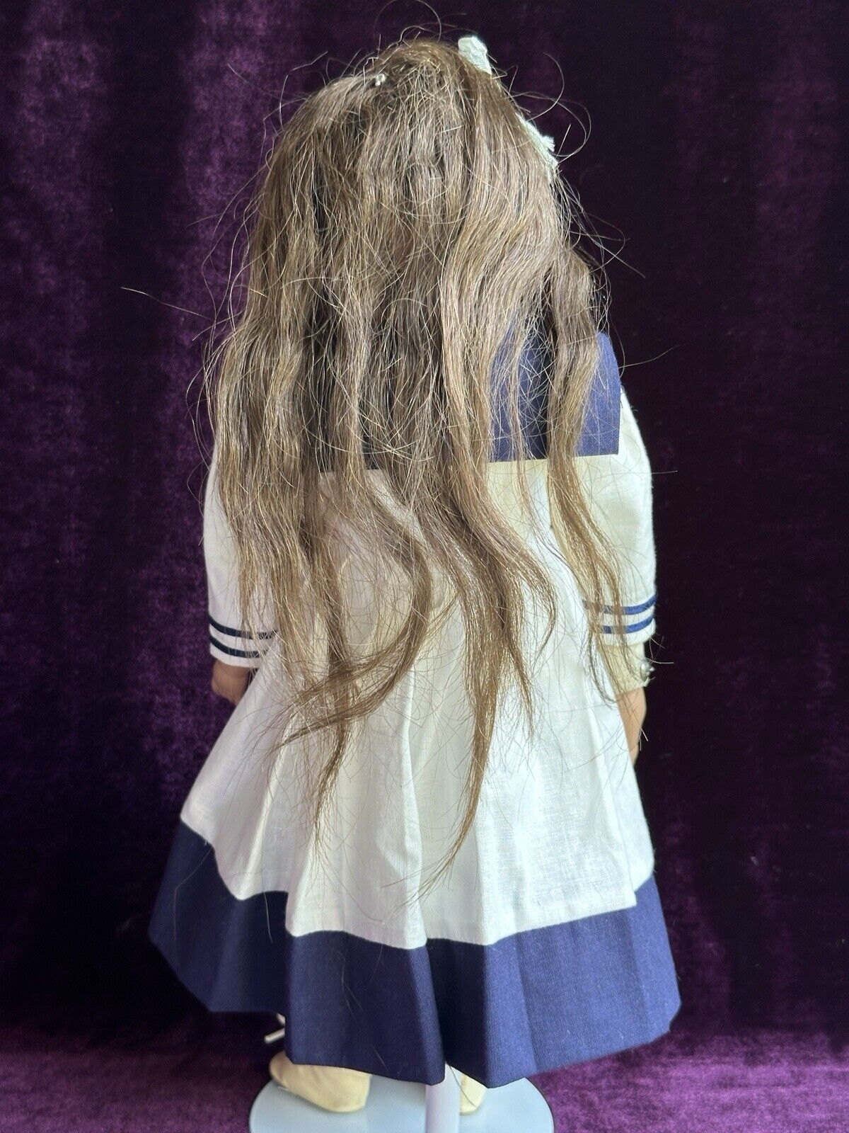 Antique German 15” Schildkröt and Kammer Reinhardt Celluloid Head Kid Body Doll