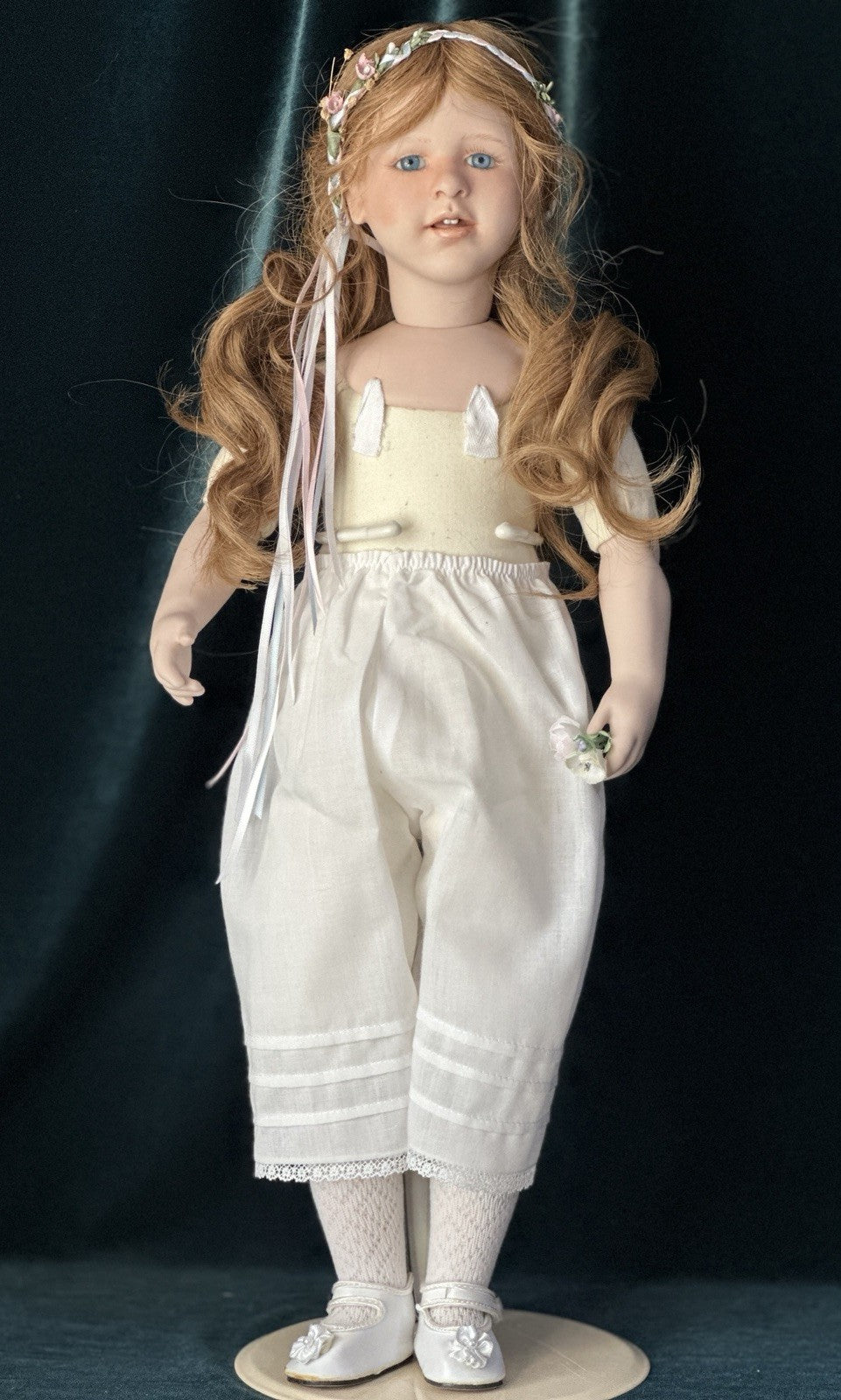 Collectible Artist 20” Porcelain Doll “Babette” by Ruth Treffeisen LE 5/50
