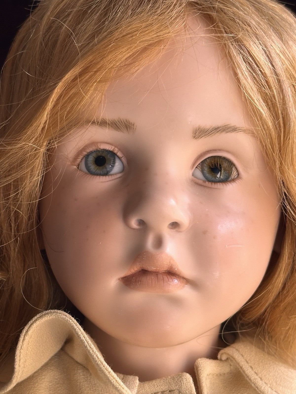 German 31” Hildegard Gunzel Wax Over Porcelain Imogene Doll NIB LE USA 25
