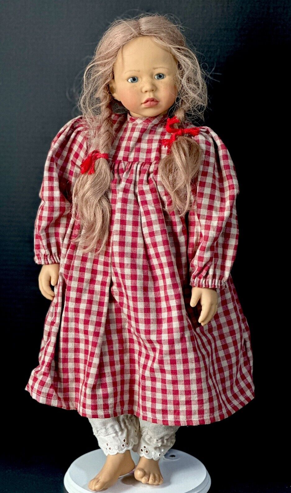 Collectible Vinyl German GOTZ 25” Doll “Rosel" by Artist Karin Schmidt