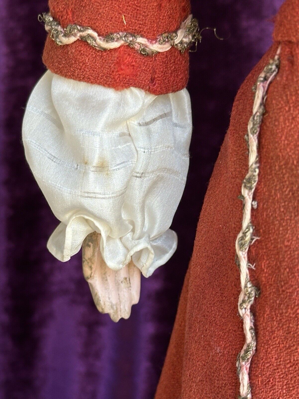 Antique French 21” Andréas Voit Papier Mache Glass Eyes Fashion Doll