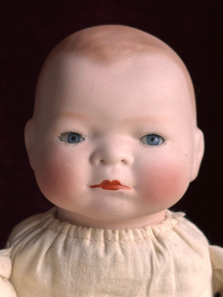 2 Antique German Grace Putnam & Armand Marseille Dream Baby Bisque Head Dolls