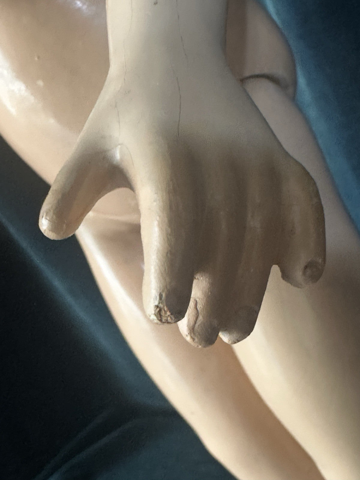 Large 24” Vintage 1940’s Composition  Deanna Durbin Doll by Ideal Company