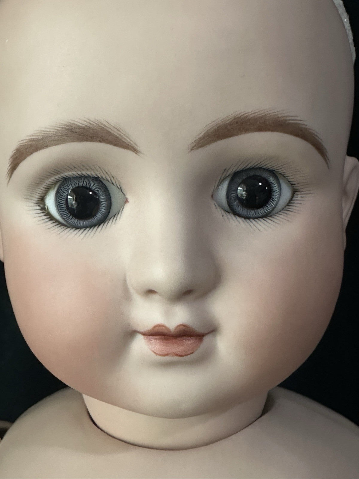 Vintage Artist Reproduction of Antique French Steiner C. 26” Doll Porcelain Head