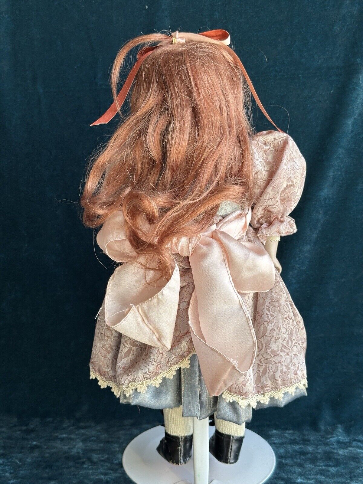 Antique German 17” Kestner Alphabet Series H Bisque Shoulder Head Doll