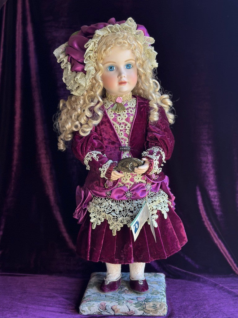 Patricia Loveless 24.5" Bernadette Musical Porcelain French Bebe Doll LE 200