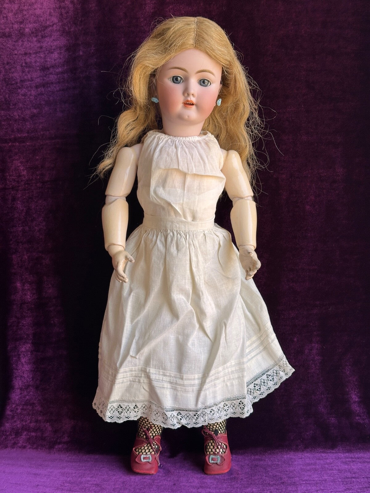 Antique German 23” Heinrich Handwerck 69 Bisque Head Doll