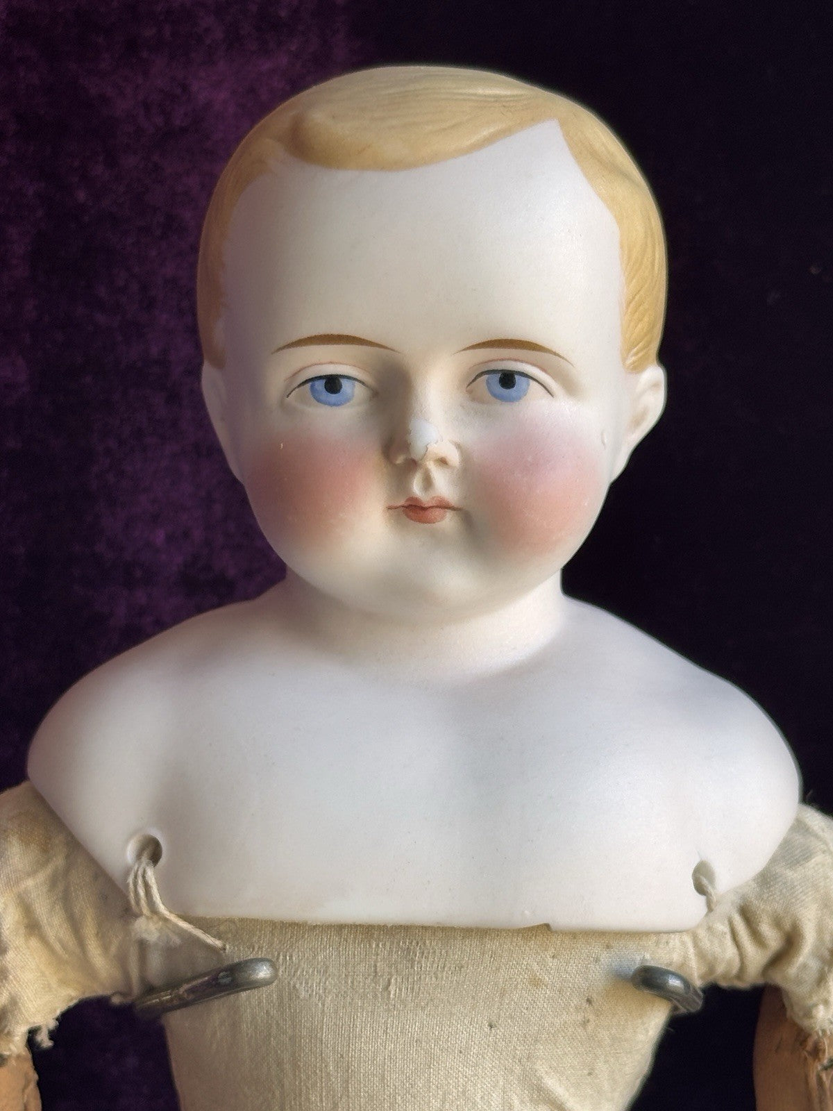 Rare Antique German 15” Alt, Beck & Gottschalck (?) Bisque Parian Boy Doll