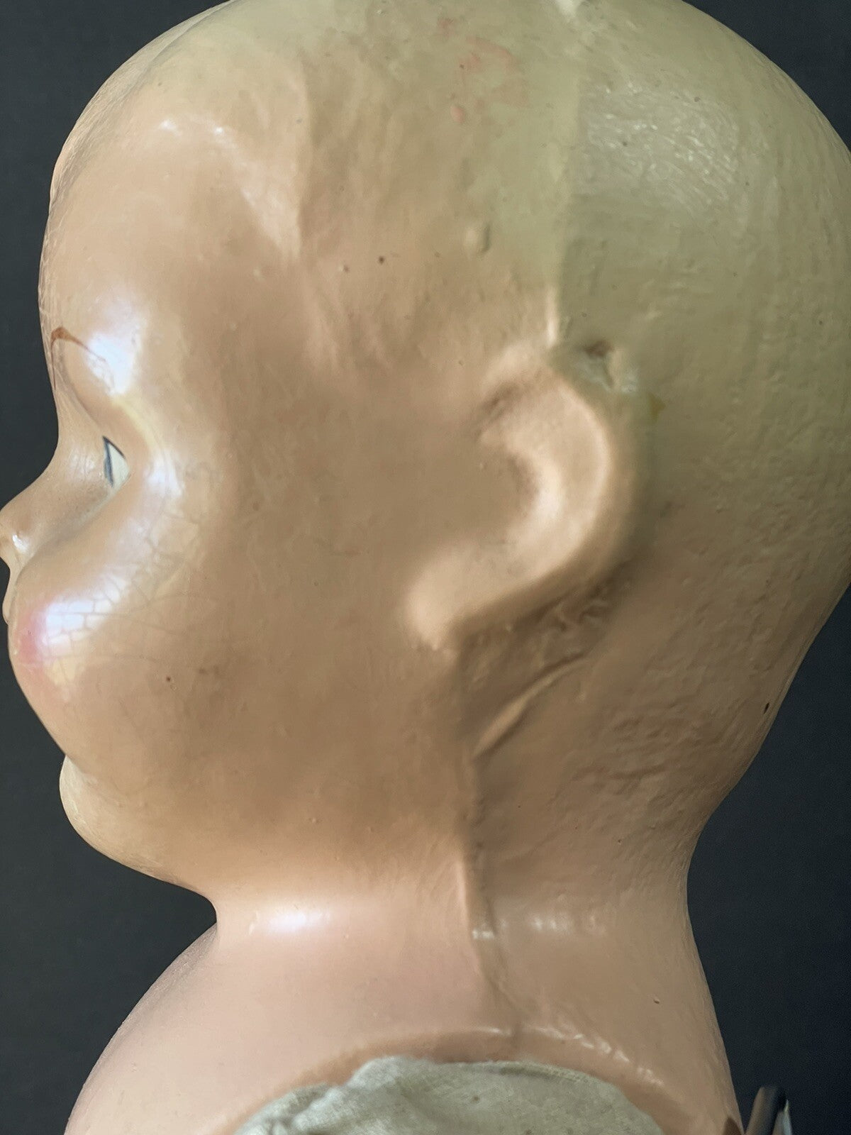 Vintage/Antique (?) Unidentified Large 24” Early Composition Doll