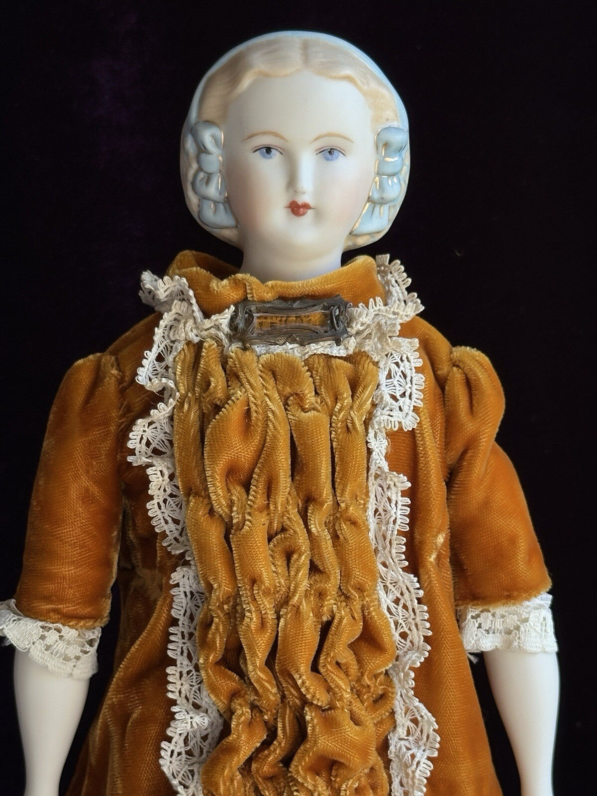 Vintage 16” Porcelain Victorian Reproduction of Parian Fashion Lady Doll