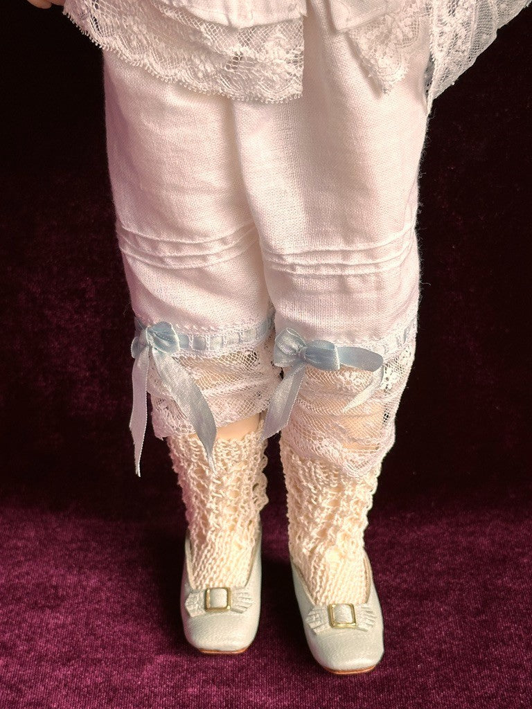 Collectible 15” Porcelain Reproduction of Antique French Huret Fashion Doll