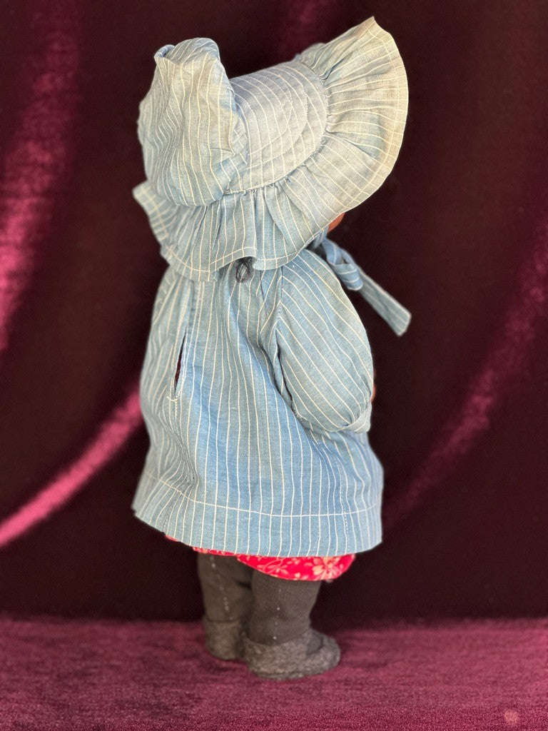 Rare Antique German (?) Koenig Wernicke (?) Dark Complexion Baby Toddler Doll