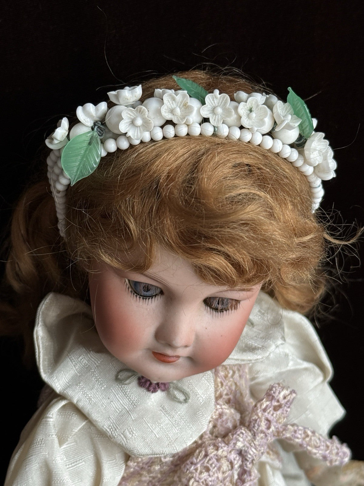 Antique French 13.25” SFBJ (?) Bisque Head Doll