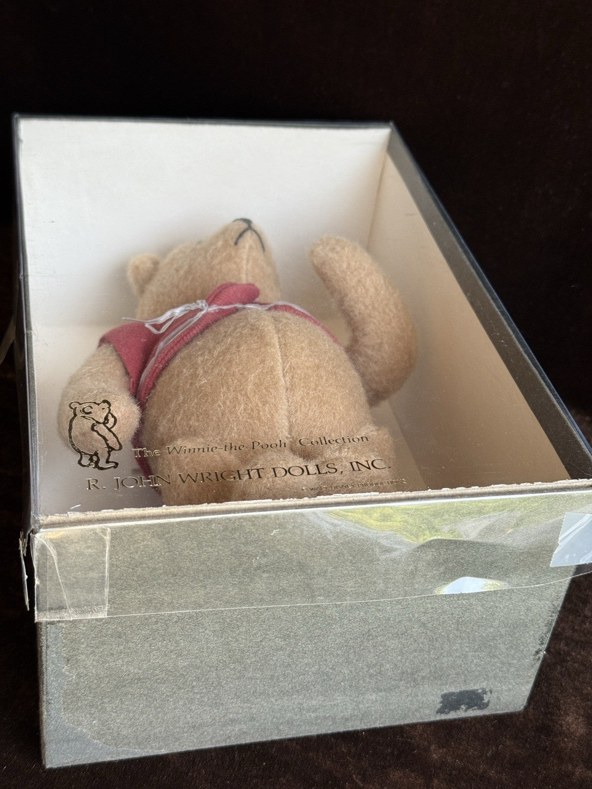 John Wright 8” Winnie the Pooh Cloth Felt Doll LE 2500