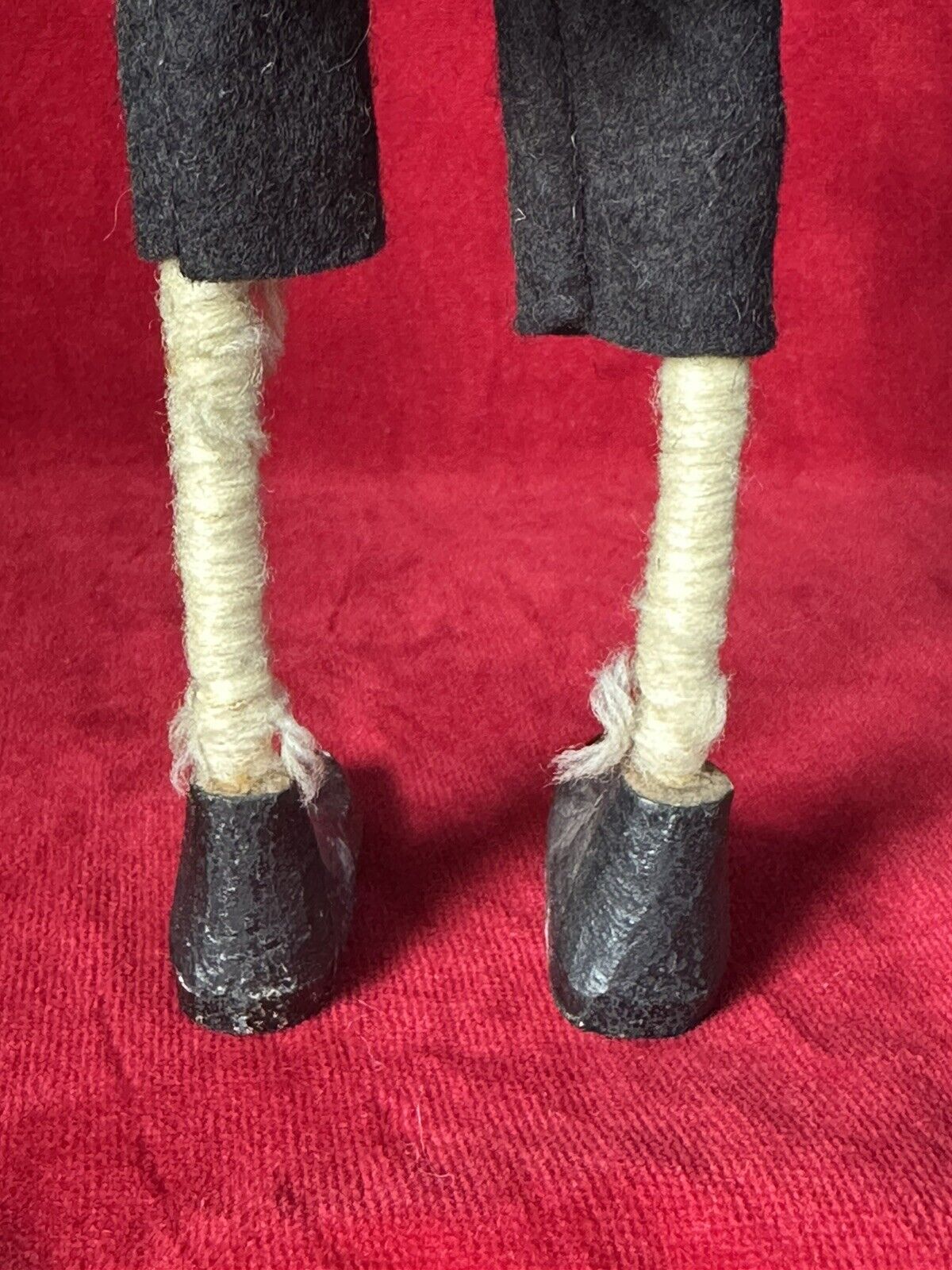 RARE Antique German Stockinette Caricature Character 12” Doll K*R 1012 Catalog