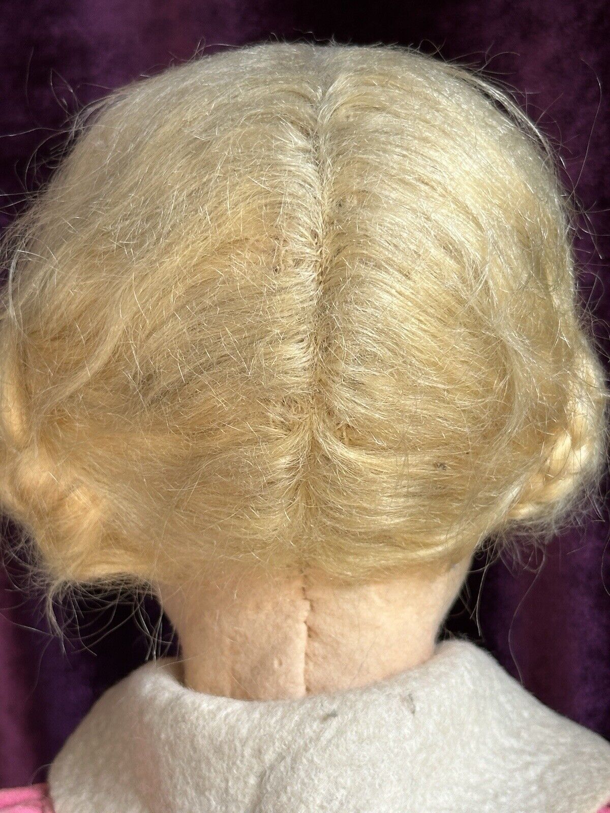 Large Vintage Early Italian 23” Lenci 109 Series Felt Cloth Girl Doll