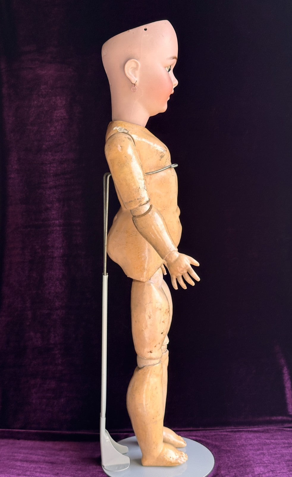 Rare Large Antique German 30" Simon Halbig 1269 Dep Bisque Head Doll
