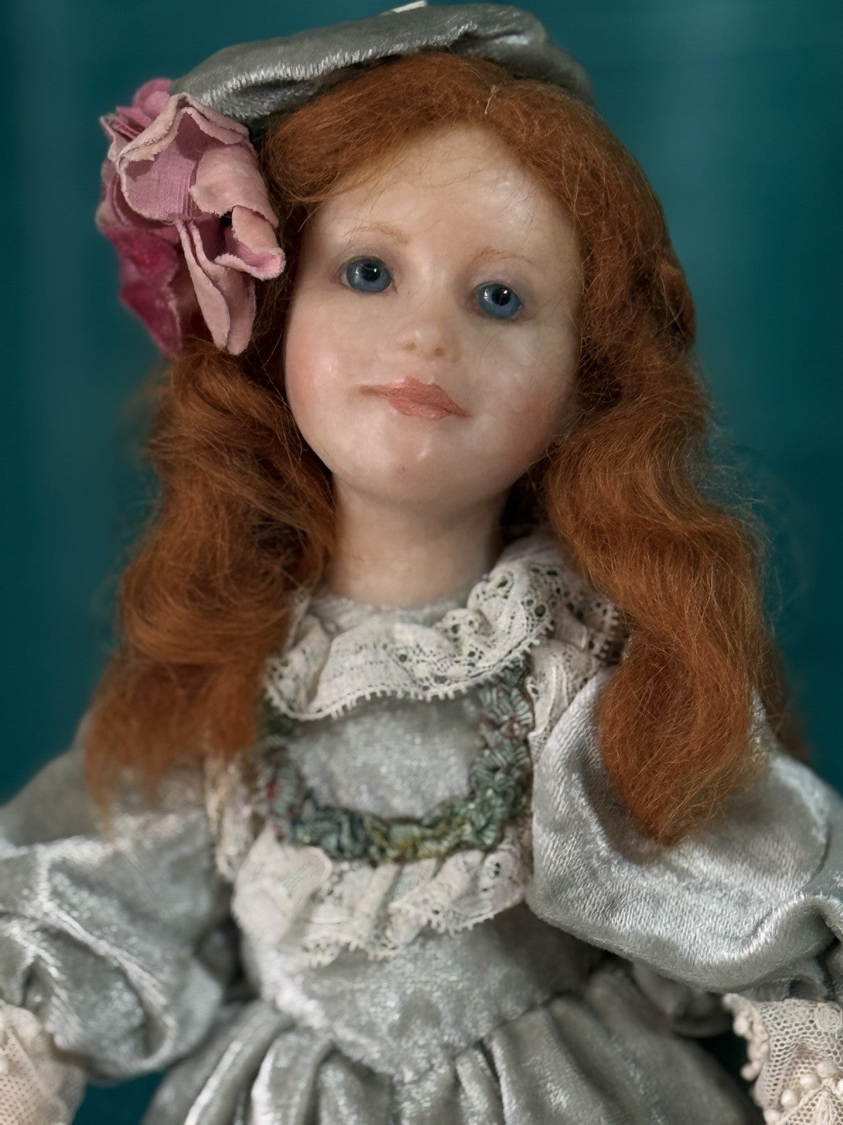 OOAK Collectible Polymer Fimo 15” Doll By Artist Edna Dali 1989