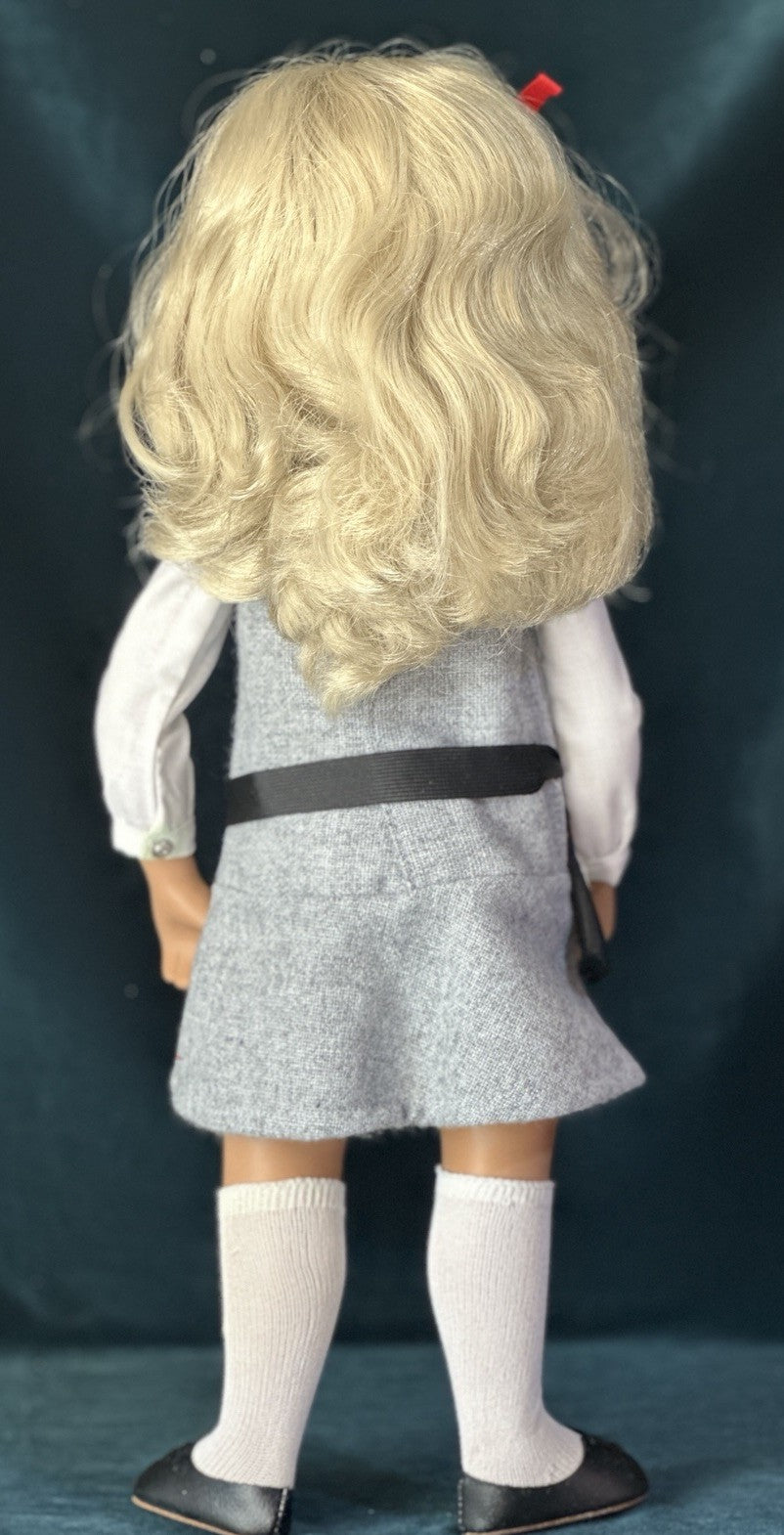 Collectible England Vinyl Sasha Blonde School 114S Girl Doll Box/Tag