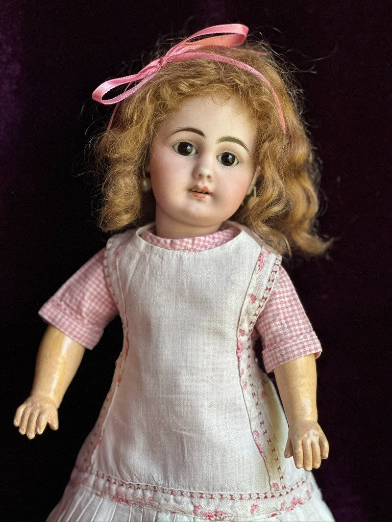 Antique German 14” Simon Halbig 939 Bisque Head Doll