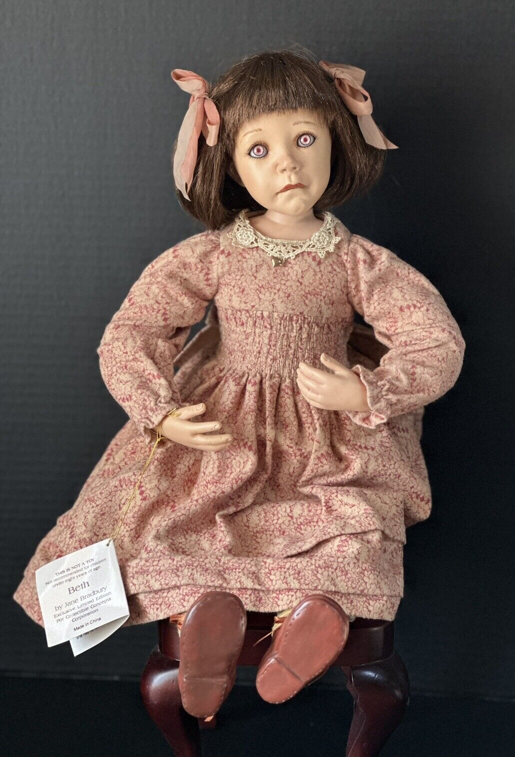 Collectible Porcelain Doll “Beth" By Jane Bradbury