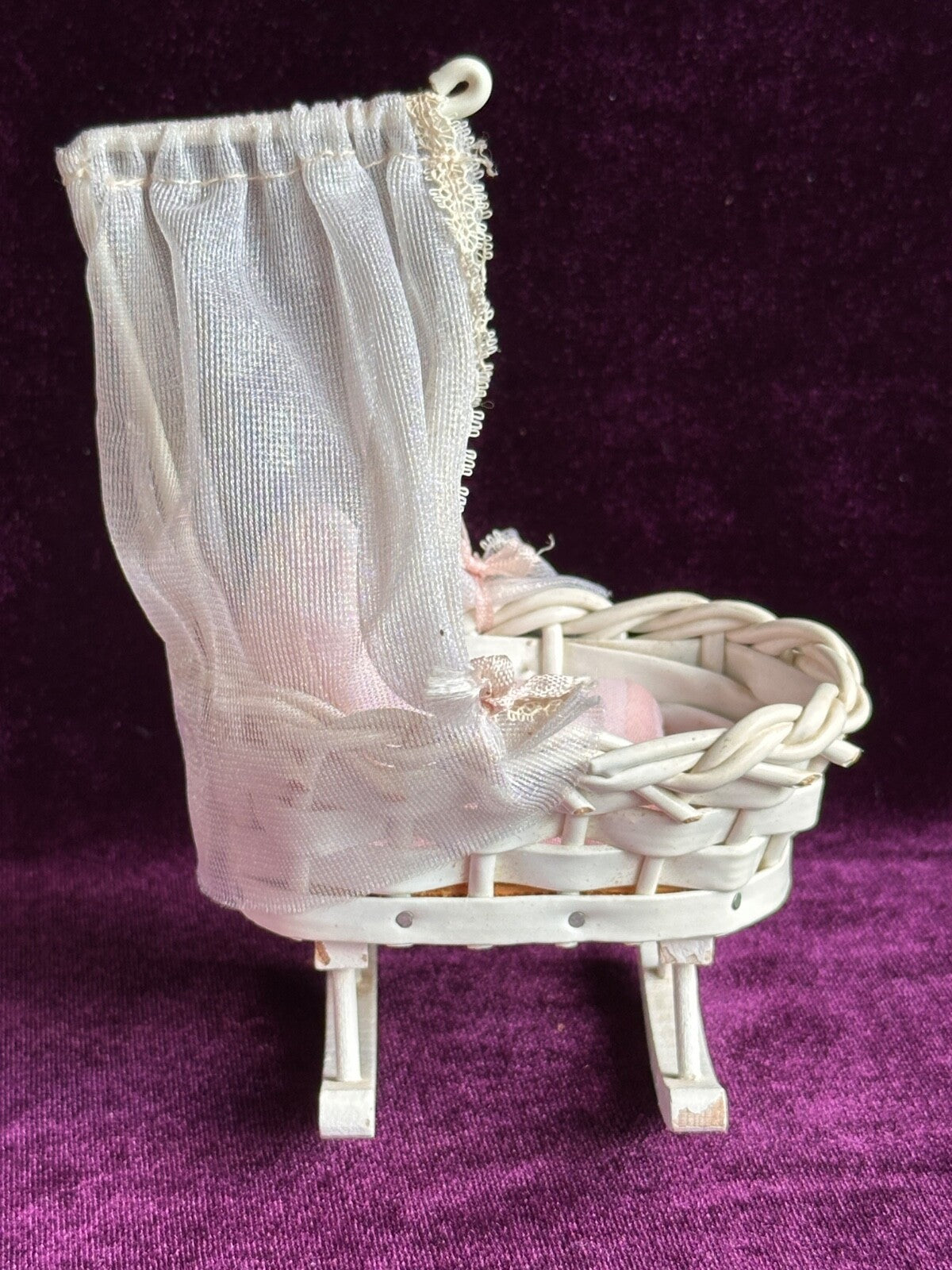 Porcelain 7” Reproduction of Antique Simon Halbig Mignonette Doll with Baby