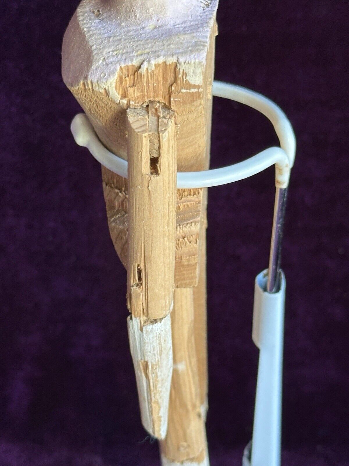 Antique German 11.5” Grodnertal Wood Peg Jointed Doll