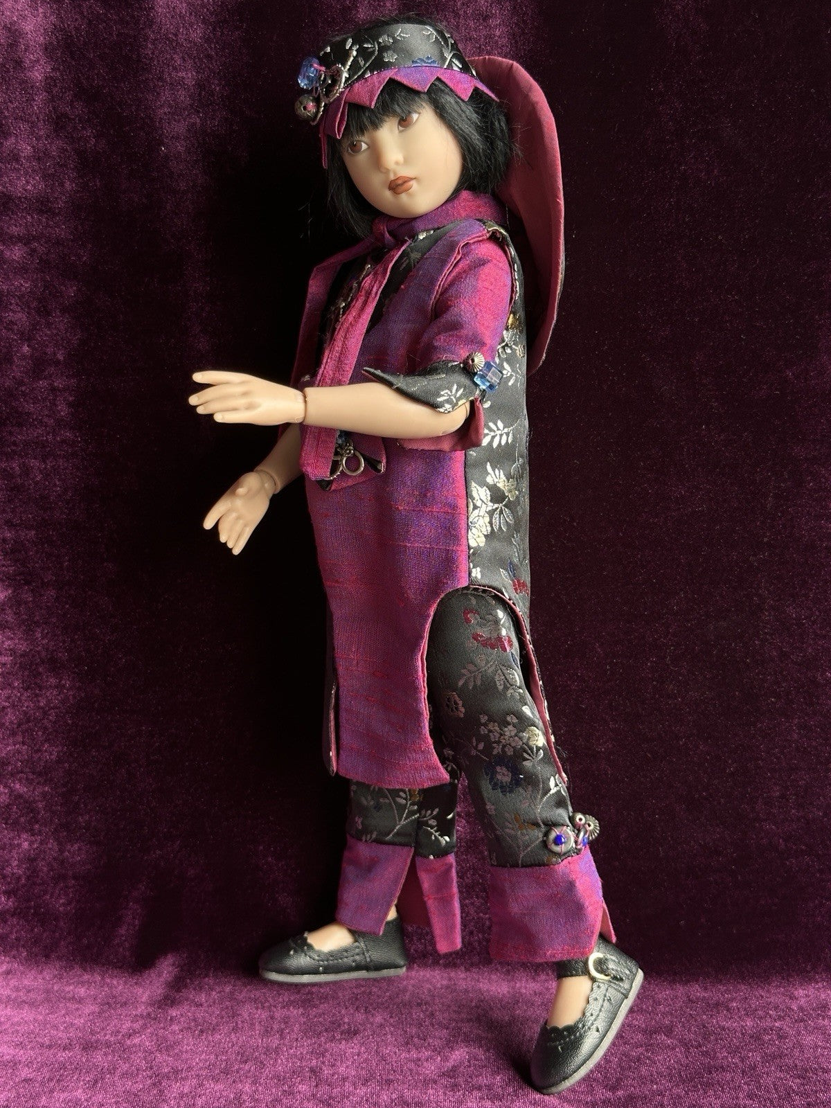 Collectible 14” Kish BJD Vinyl Asian Doll