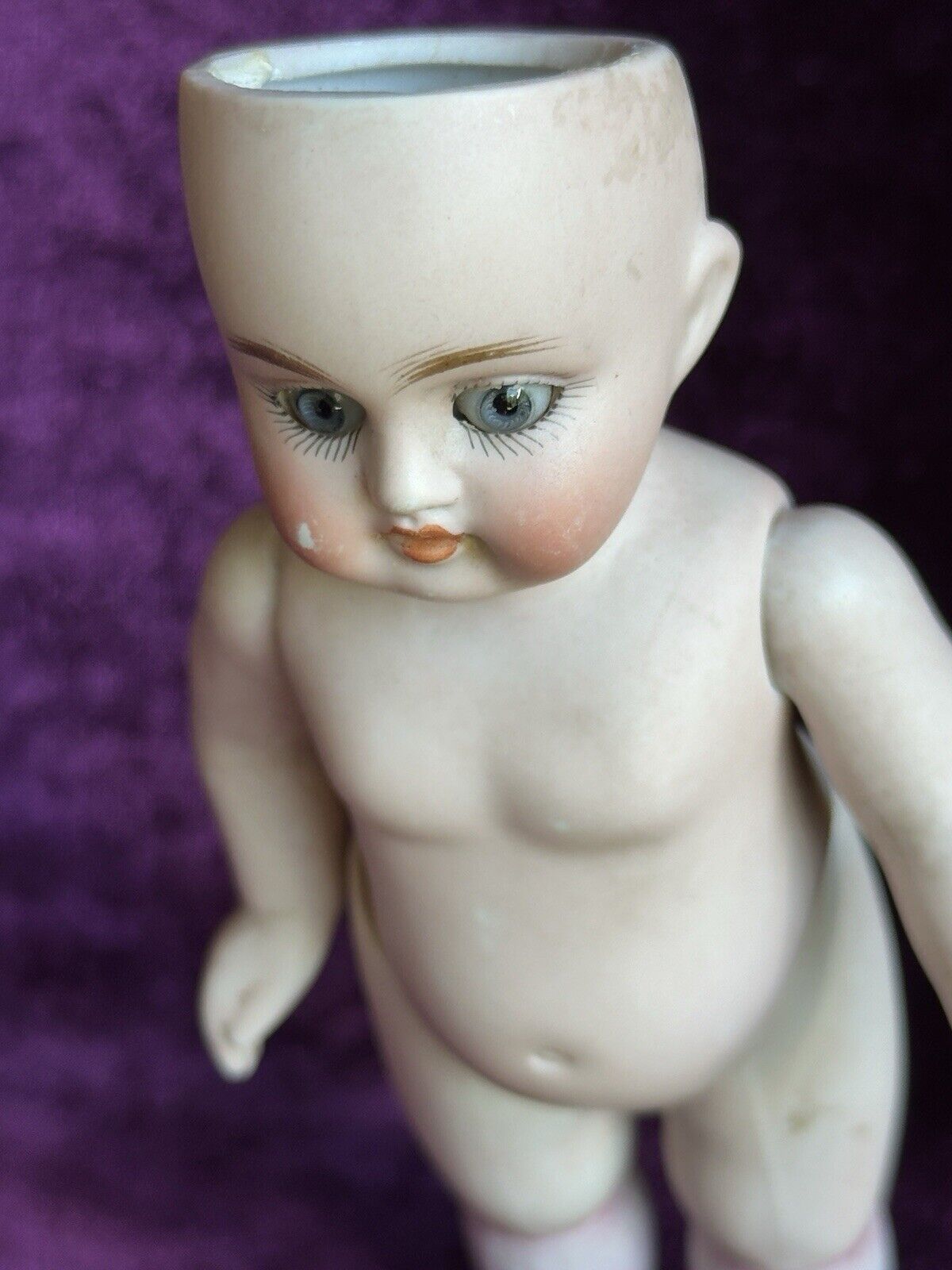 Antique German 6.5” Kestner 130 All Bisque Mignonette Doll