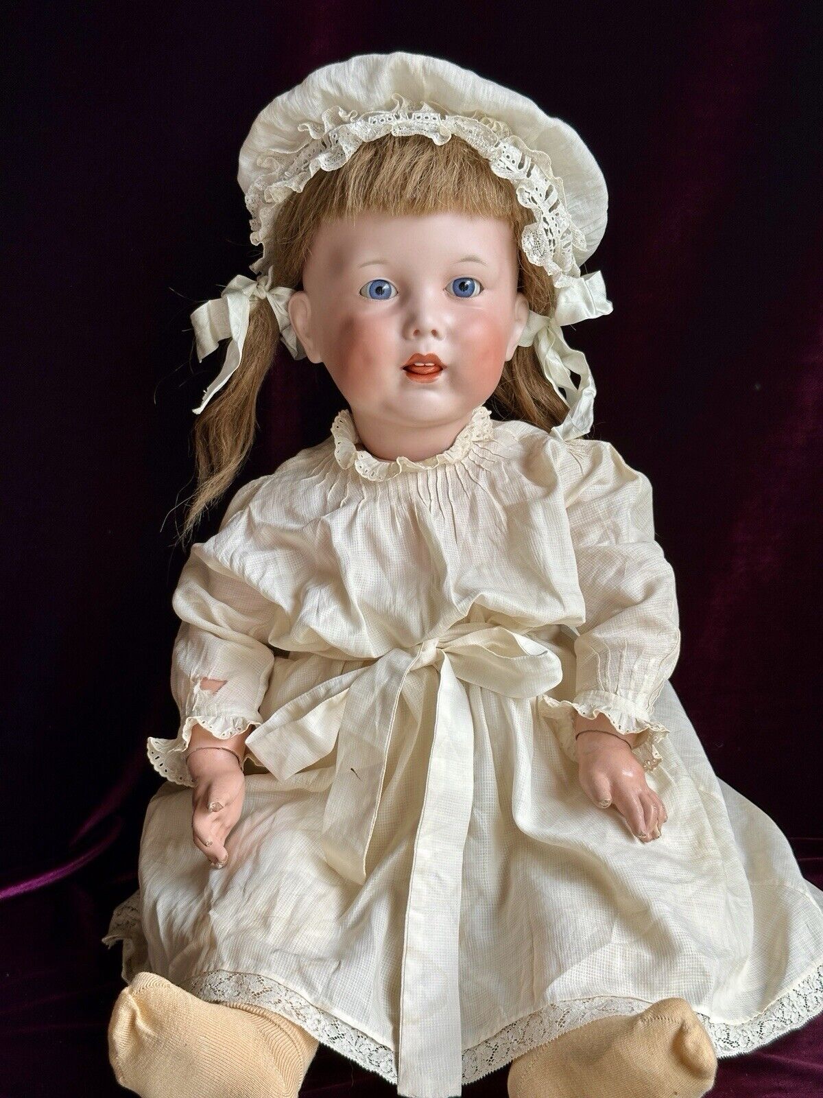Lifesize Antique French 27” SFBJ 251 Toddler Character Doll