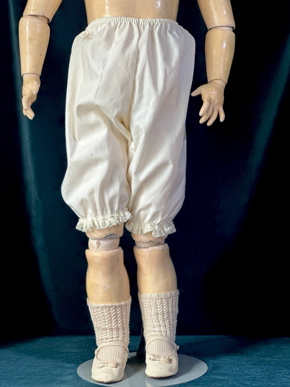 Large Antique German 32" Simon Halbig 1079 Dep Bisque Head Doll