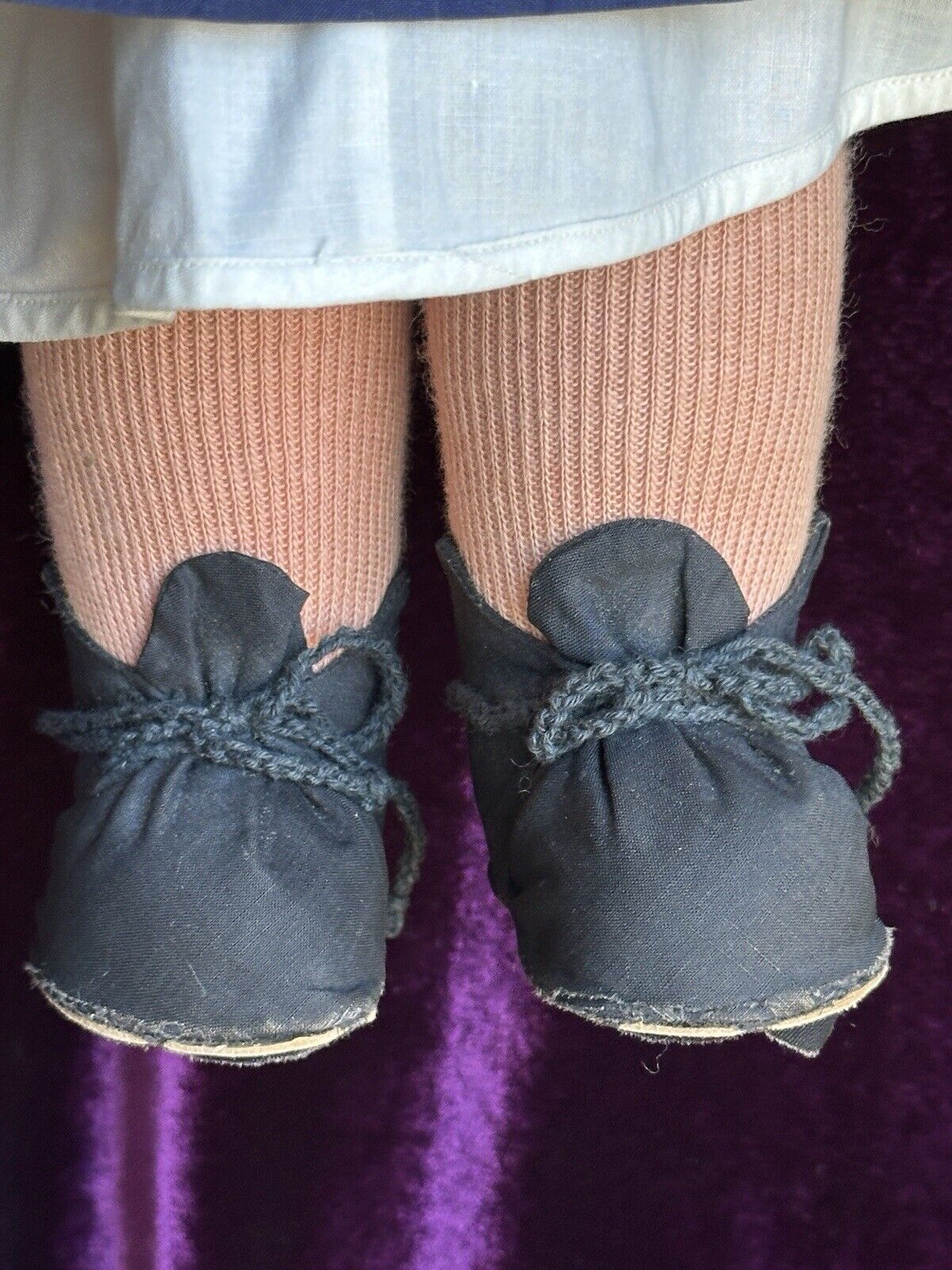 Vintage American 22” All Original WPA Milwaukee Stockinette Cloth Doll