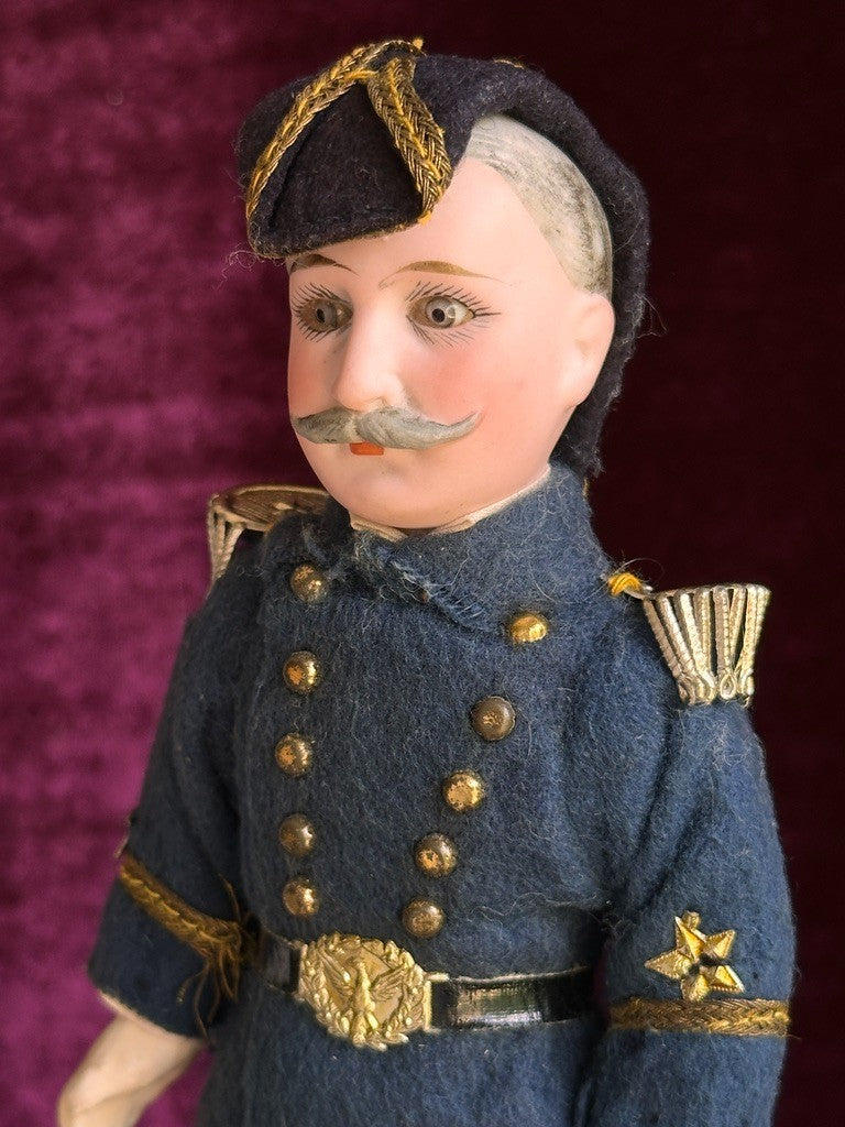 Very Rare 8.25” Antique German Cuno Otto Dressel Portrait Character Bisque Doll
