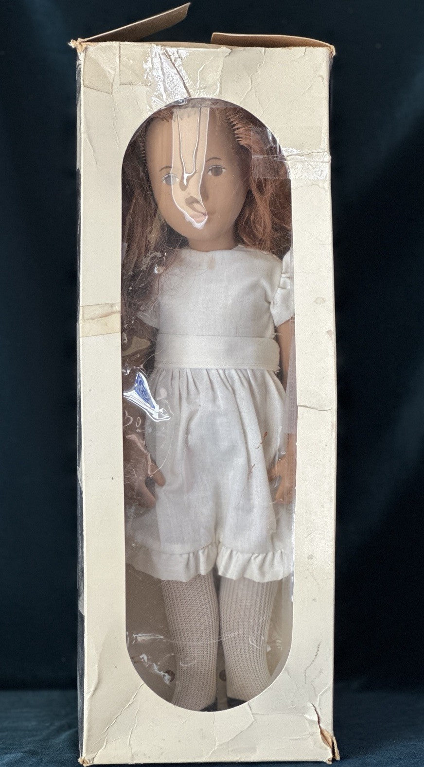 Collectible England Vinyl Sasha Auburn Hair 108 Party Dress Girl Doll