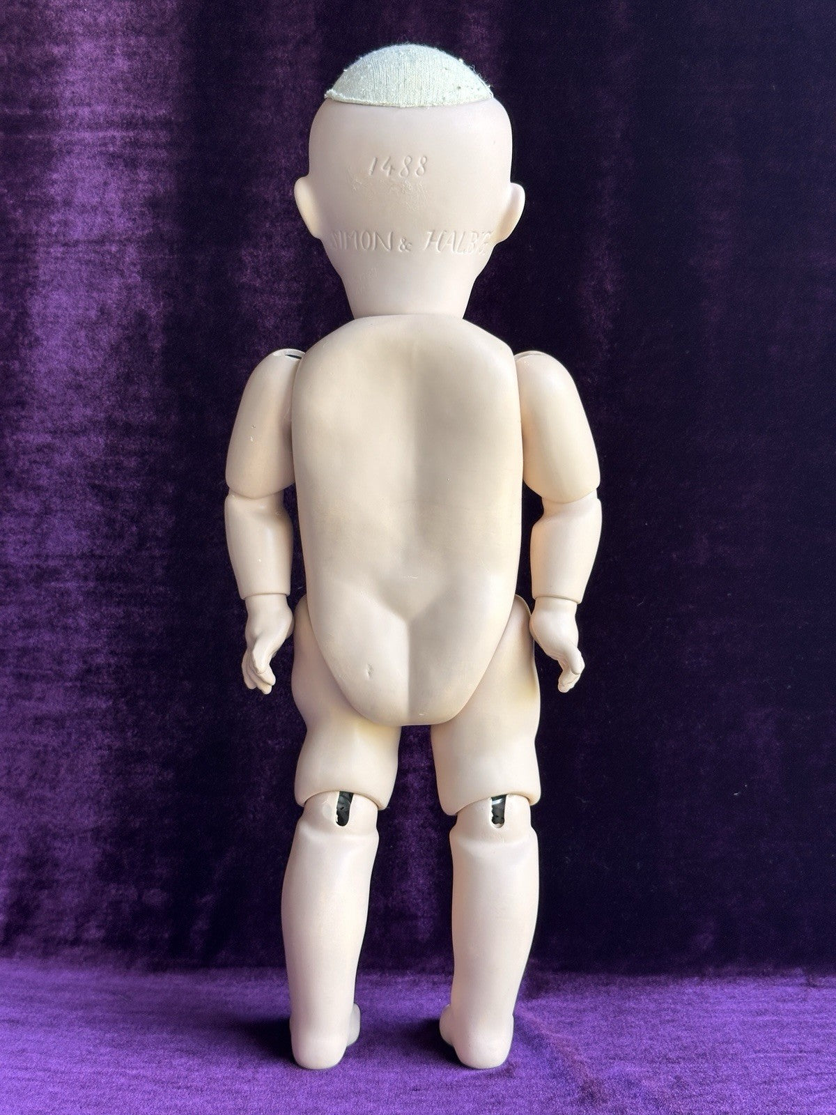 Rare 17” Porcelain/Compo Reproduction of Simon Halbig 1488 Boy Doll
