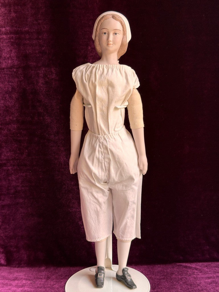 Vintage Porcelain 16" UFDC Artist Diana Crosby Ye Boston Maid Cloth Doll