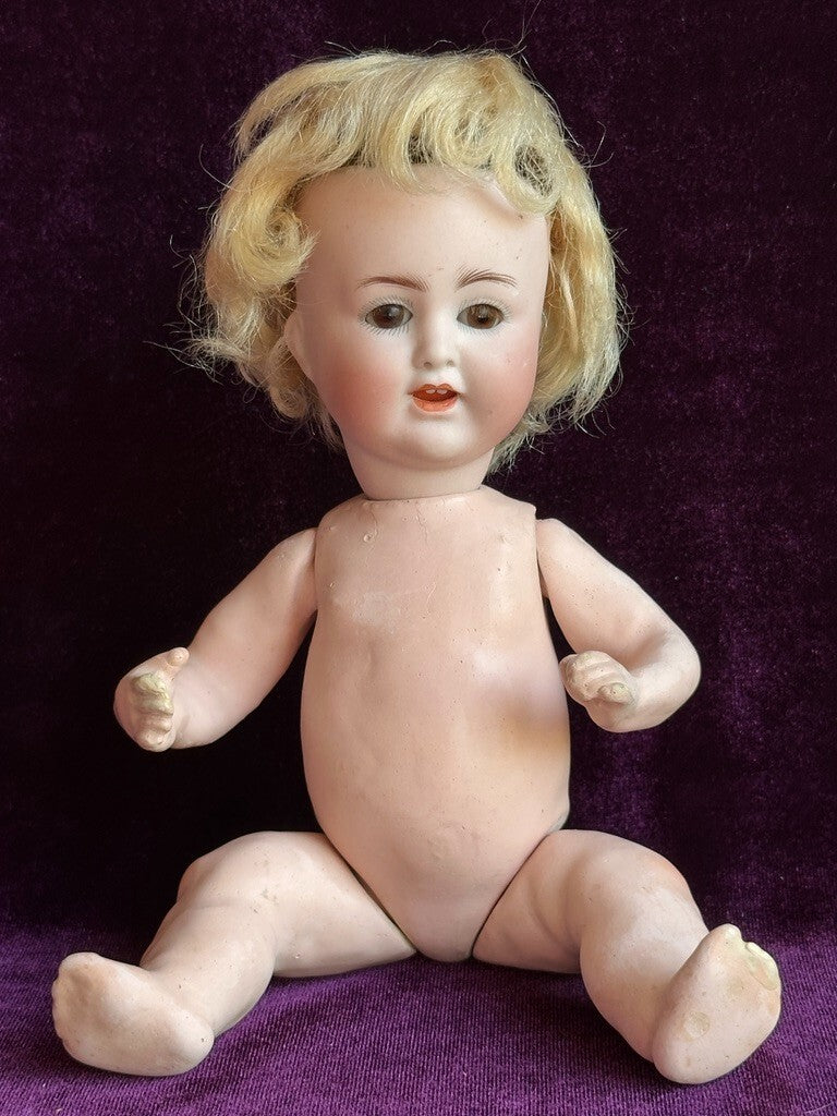 Antique German 8” Alt Beck Gottschalk Bisque Head 1361 Bisque Head Baby Doll